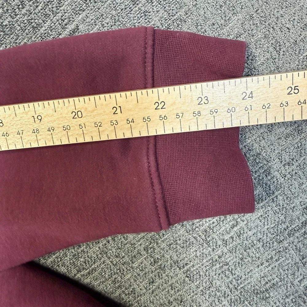 Jordan‎ Flight Hoodie Men's XL Burgundy Fleece Jumpman Sweatshirt Pullover